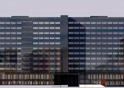 CROUS Gaston Berger Marseille - façade ouest ©ILR Architecture