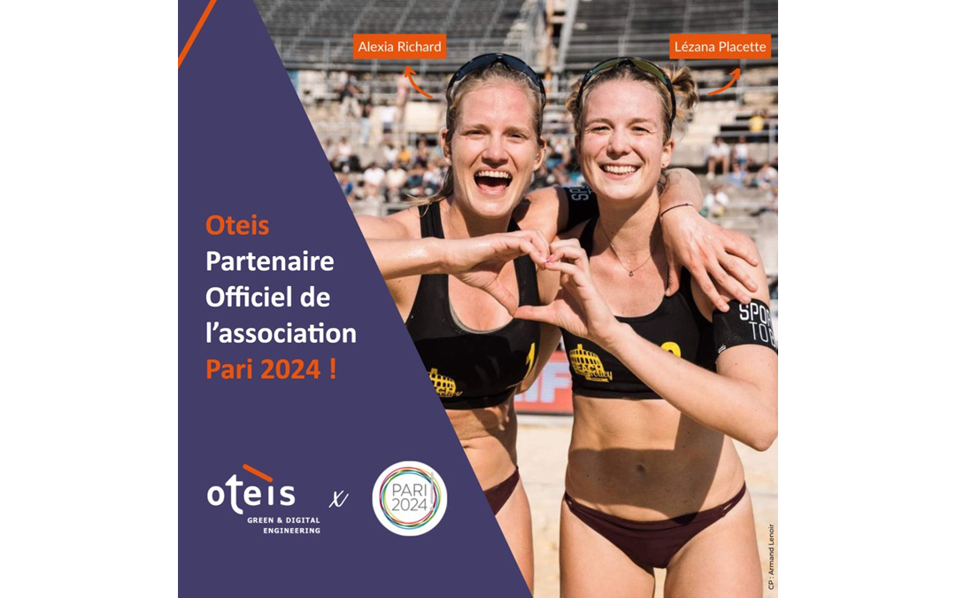 Oteis soutient le projet PARI 2024 des doubles championnes de France de Beach-Volley