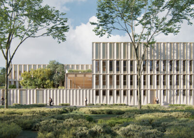 Palais de justice Meaux Vue 2 © Maître d'Ouvrage : APIJ - Architecte : Atelier du Pont