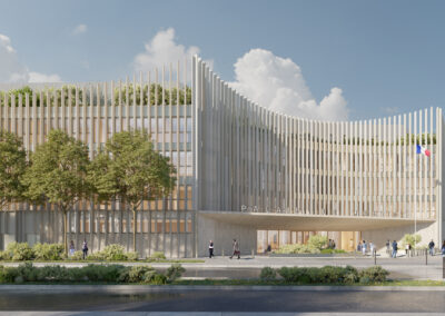Palais Justice Meaux 2025 Vue 1 © Maître d'Ouvrage : APIJ - Architecte : Atelier du Pont