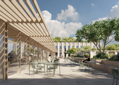 Palais de justice Meaux Vue 3 © Maître d'Ouvrage : APIJ - Architecte : Atelier du Pont