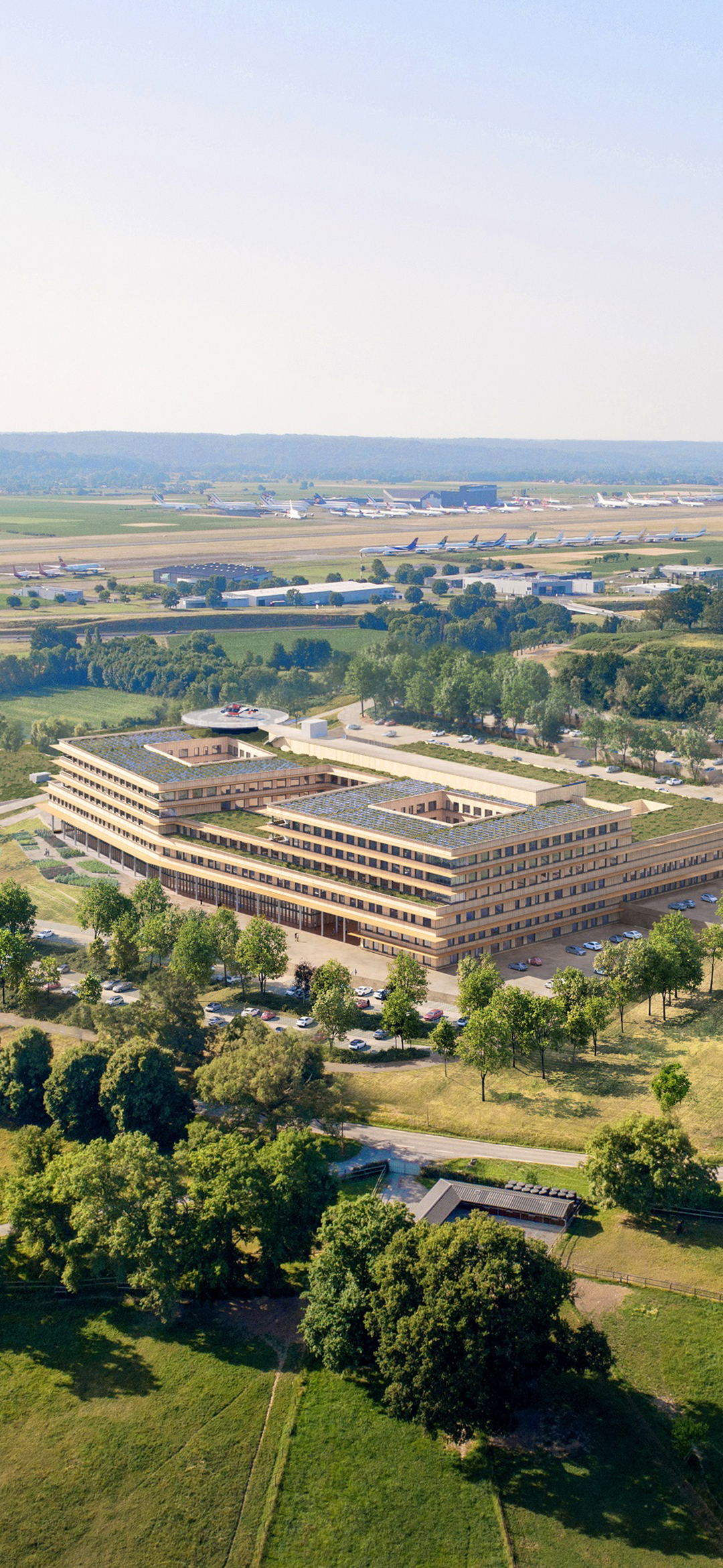 CH Tarbes Lourdes© ARCHIPELAGO / TLR Architecture / CAMBORDE Architecture