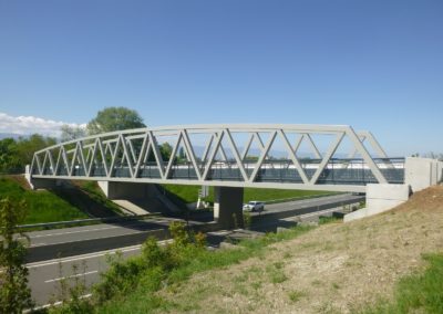 Passerelle piétonne au dessus de l’A40 – Collonges-sous-Salève (74)