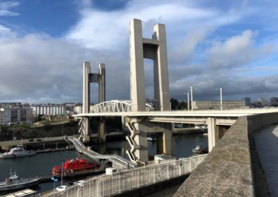 Pont de Recouvrance traversant le Penfeld – Brest (29)