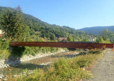 Remplacement du tablier du pont sur le Griffe à Marignier (74)