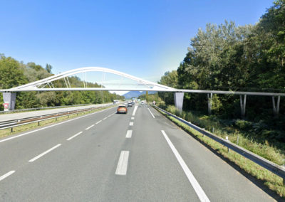 Passerelle de liaison piétons/cycles entre Crolles et Brignoud (38)