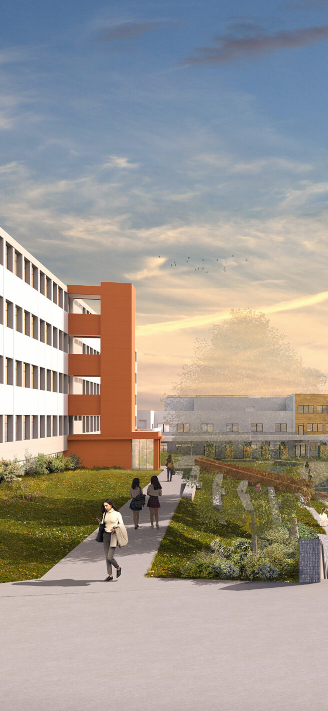 Lycée JM Le Bris © CRR Architectures