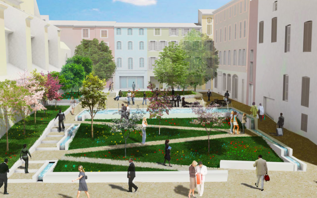 Aménagement des espaces publics « Îlot Vert »- Montélimar (26)