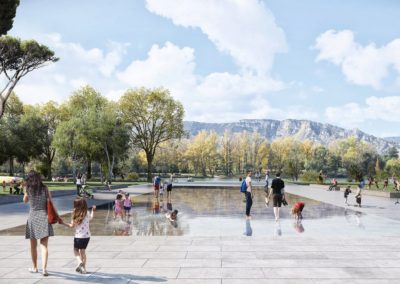 Aménagement des berges du Rhône et d’une esplanade – Bourg-Lès-Valence (26)