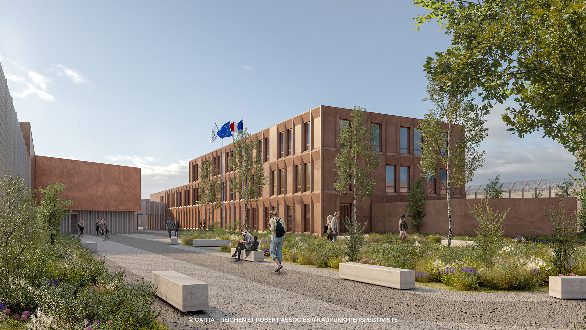 Maison d'arrêt Seine-Saint-Denis Villepinte-Tremblay Cour Honneur 1080x1920