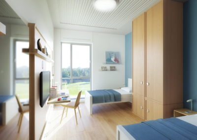 Bricy Armee - Double bedroom ©Arte Charpentier