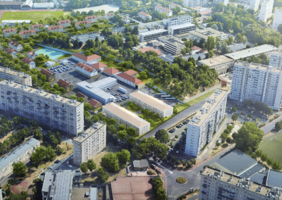 Malakoff Caserne - Vue aerienne ©Arte Charpentier 1920x1080